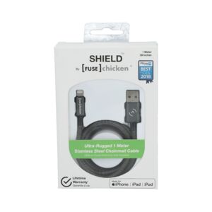 LIGHTNING CABLE 1M S. STEEL SHIELD LIGHTNING CABLE 1M S. STEEL SHIELD
